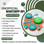 WhatsApp Unofficial API & Bulk Sender – Self-Hosted Panel
